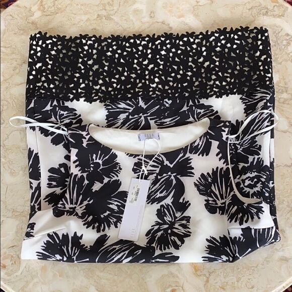 NWT Elle by RW & Co Black & White Sheath Dress - Picture 8 of 9